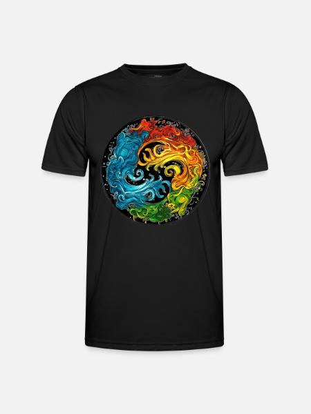 Les éléments - T-shirt sport Homme - noir