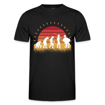 Accordéon - T-shirt sport Homme - noir - Devant - AI Model Male 178 dark (178cm)