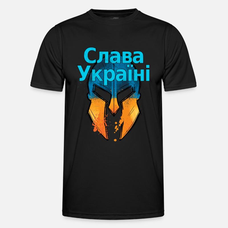 Ruhm der Ukraine Männer Funktions-T-Shirt