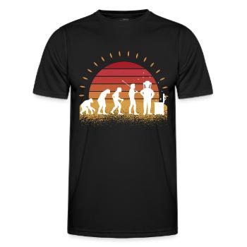 Beekeeper - Men's Functional T-Shirt - black - Front - AI Model Male 178 dark (178cm)