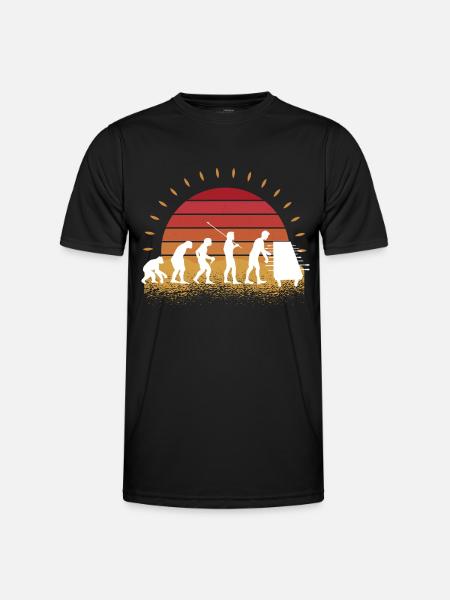 Tischfußball - Männer Funktions-T-Shirt - Schwarz