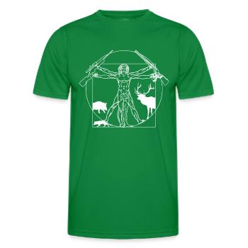 Chasser - T-shirt sport Homme - vert - Devant - AI Model Male 178 dark (178cm)