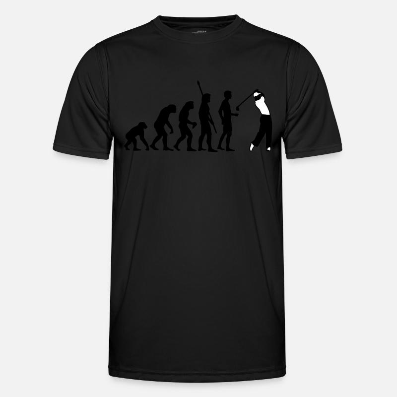 evolution_golf_b_2c - Männer Funktions-T-Shirt - Schwarz