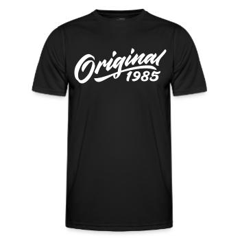 Original 1985 Geburtstagsgeschenk 1985 - Männer Funktions-T-Shirt - Schwarz - Vorne - AI Model Male 178 dark (178cm)