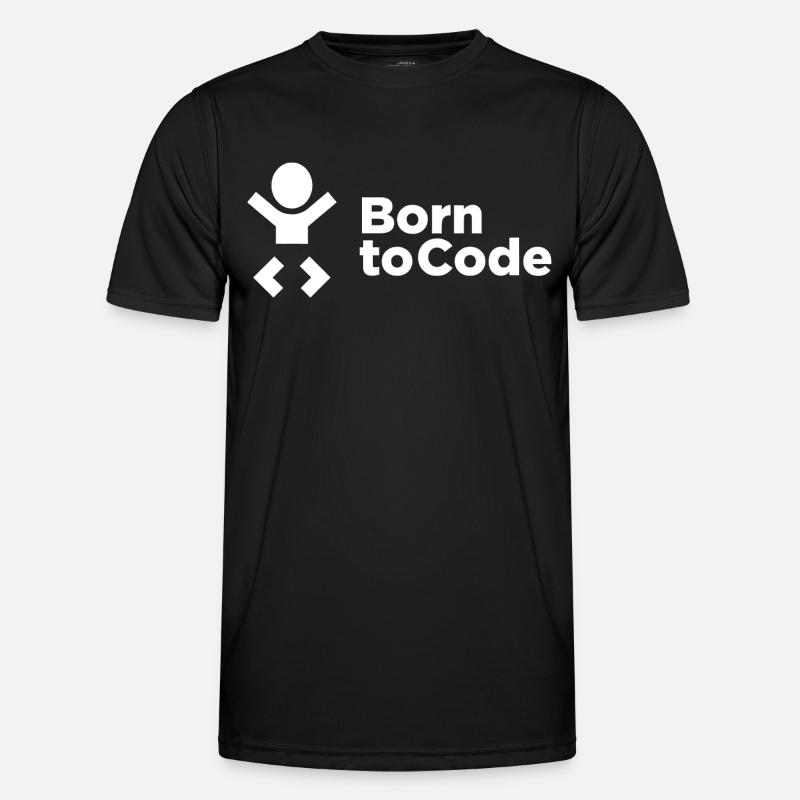 Born to Code - Men's Functional T-Shirt - black