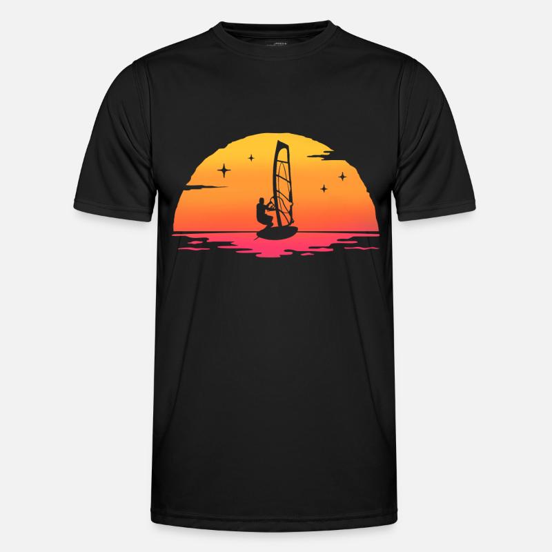 sunrise windsurf windsurfing - Men's Functional T-Shirt - black