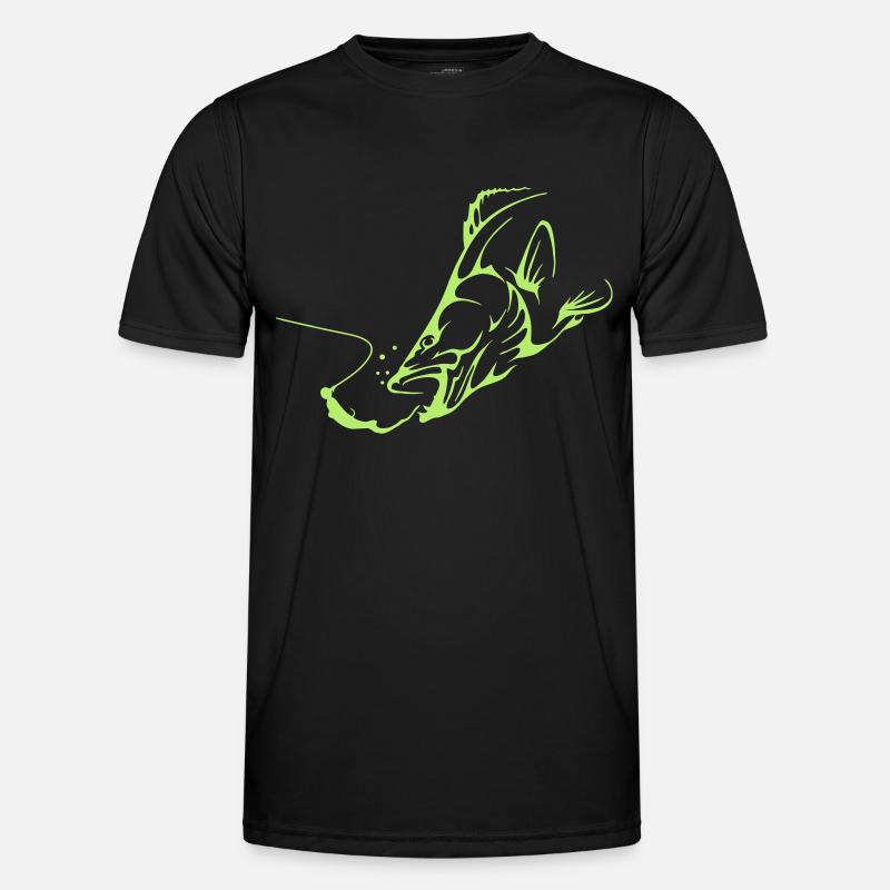 Zander II - Männer Funktions-T-Shirt - Schwarz