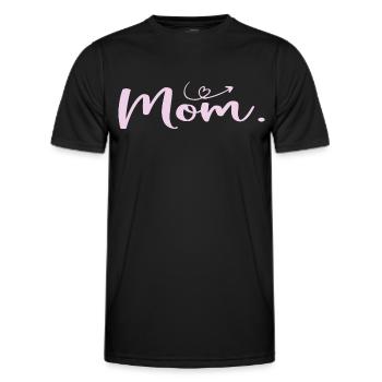 Maman Fête des Mères - Cadeau Journée de la Femme - T-shirt sport Homme - noir - Devant - AI Model Male 178 dark (178cm)