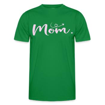 Mother's Day Mom - Women's Day Gift - Men's Functional T-Shirt - kelly green - Front - AI Model Male 178 dark (178cm)