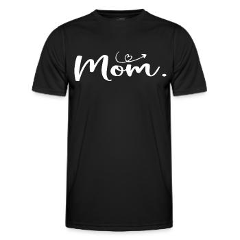 Muttertags-Mama - Geschenk zum Frauentag - Männer Funktions-T-Shirt - Schwarz - Vorne - AI Model Male 178 dark (178cm)