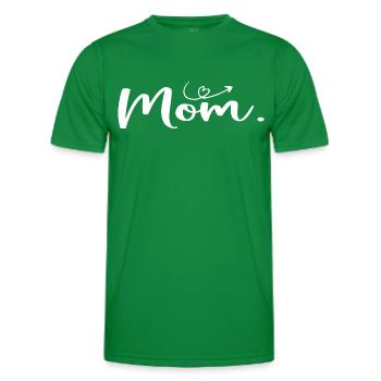 Mother's Day Mom - Women's Day Gift - Men's Functional T-Shirt - kelly green - Front - AI Model Male 178 dark (178cm)