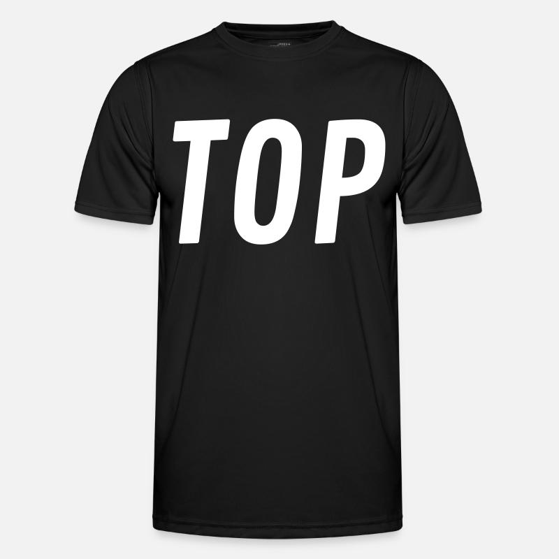 Top oder Bottom - Männer Funktions-T-Shirt - Schwarz