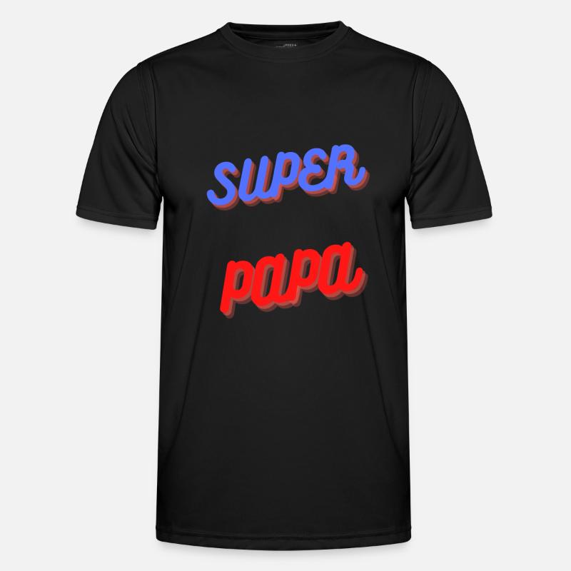 SUPER PAPA Cadeau T-shirt sport Homme