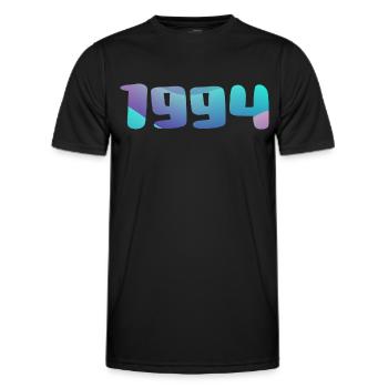 1994 Geburtstagsgeschenk Vintage 1994 Retro 1994 - Männer Funktions-T-Shirt - Schwarz - Vorne - AI Model Male 178 dark (178cm)