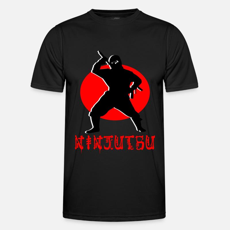 Ninjutsu Ninja Männer Funktions-T-Shirt