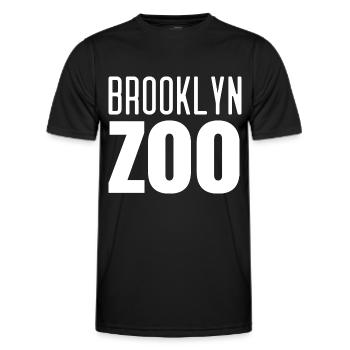 Brooklyn Zoo - Men's Functional T-Shirt - black - Front - AI Model Male 178 dark (178cm)