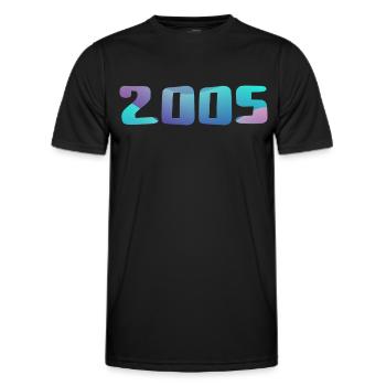 Geburtstagsgeschenk 2005 Jahrgang 2005 Retro 2005 - Männer Funktions-T-Shirt - Schwarz - Vorne - AI Model Male 178 dark (178cm)