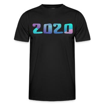 Geburtstagsgeschenk 2020 Jahrgang 2020 Retro 2020 - Männer Funktions-T-Shirt - Schwarz - Vorne - AI Model Male 178 dark (178cm)