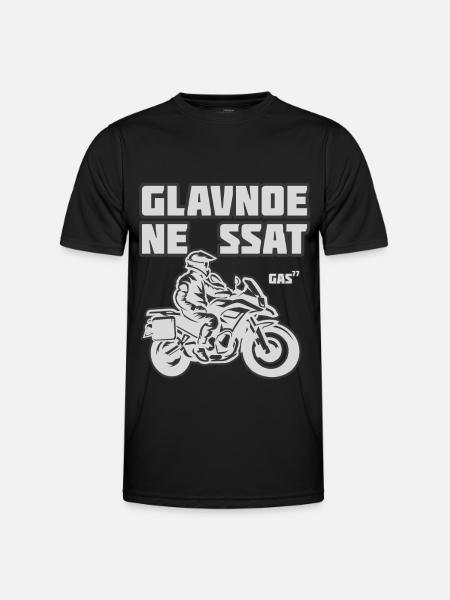 Glavnoe ne ssat, Enduro Gas77 - Men's Functional T-Shirt - black