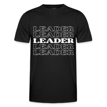 Leiter Leiter Leiter Vorgesetzter Manager - Männer Funktions-T-Shirt - Schwarz - Vorne - AI Model Male 178 dark (178cm)