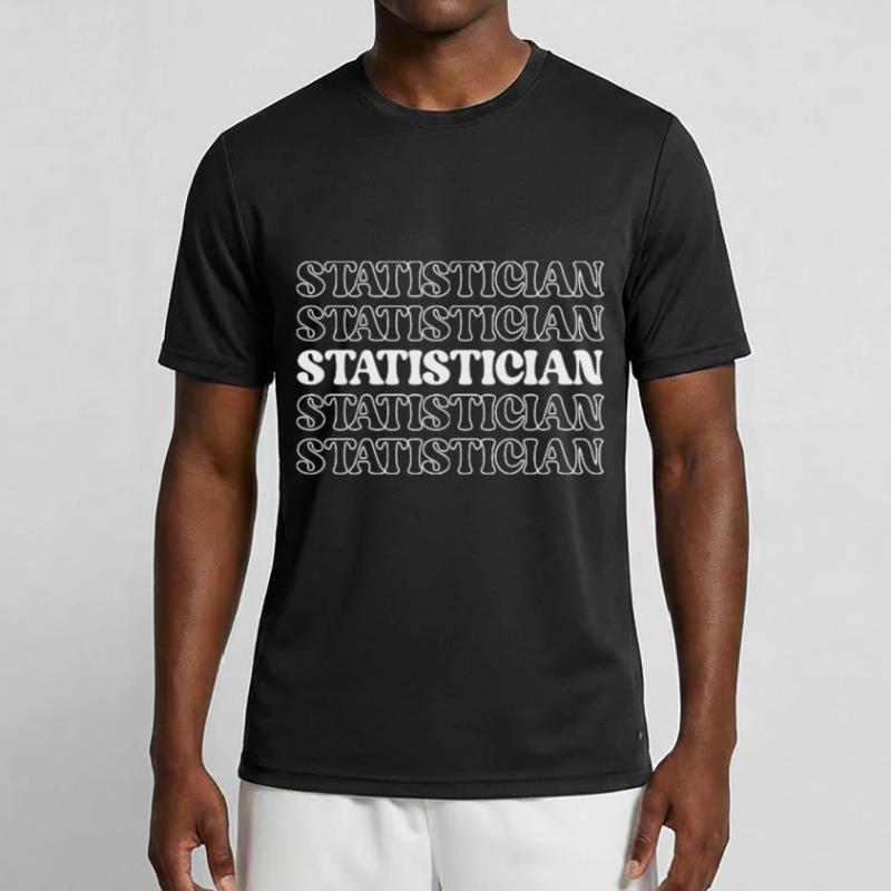 Statistician Stat Expert Data Analyst Numbers Men's Functional T-Shirt