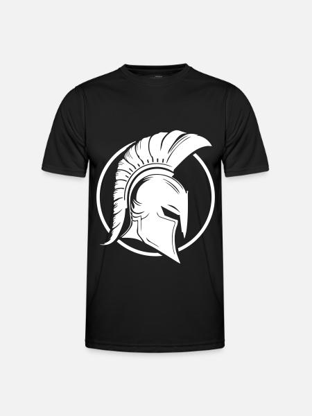 Spartan Helmet Warrior Sparta - Men's Functional T-Shirt - black