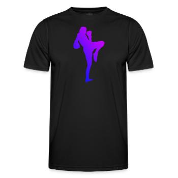 Thai Boxing Thai Boxing Muay Thai Thai Boxer Thai Boxing - Men's Functional T-Shirt - black - Front - AI Model Male 178 dark (178cm)