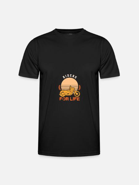 Motorcycle Riders - Men's Functional T-Shirt - black