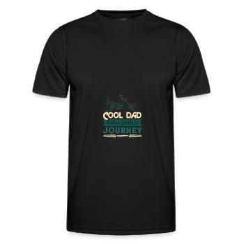 Motorcycle Papa - Men's Functional T-Shirt - black - Front - AI Model Male 178 dark (178cm)