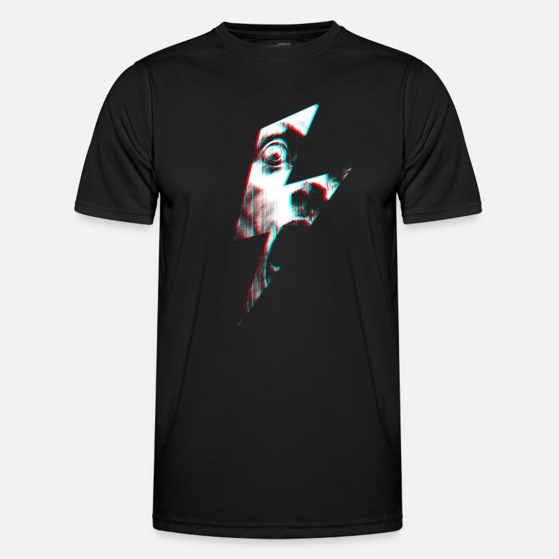 Flashed Redshift - Men's Functional T-Shirt - black