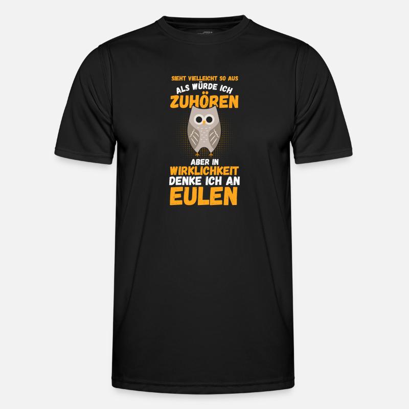Eulen Männer Funktions-T-Shirt
