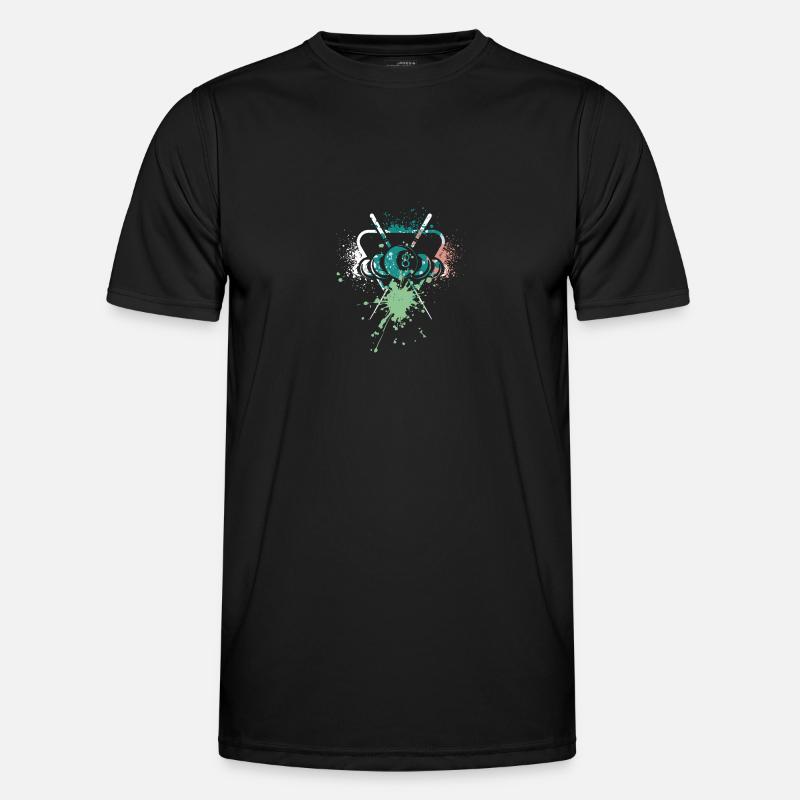 Cool splash pool billiards - Men's Functional T-Shirt - black