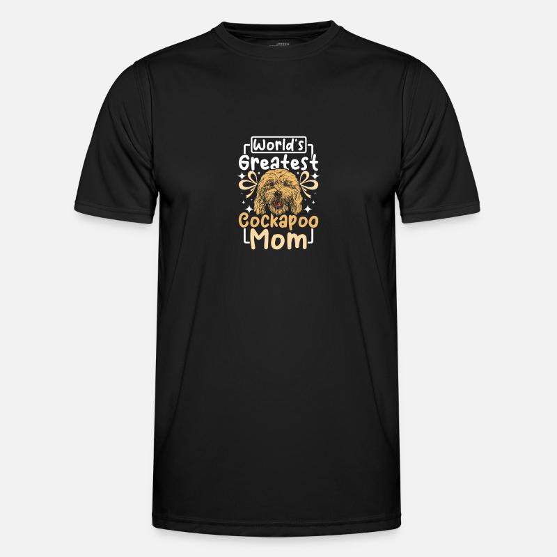 Mothers day world's greatest cockapoo mom Männer Funktions-T-Shirt