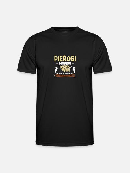 Pierogi making is my superpower - Men's Functional T-Shirt - black