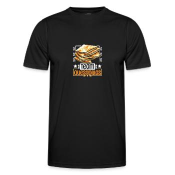 Team Quesadillas - Men's Functional T-Shirt - black - Front - AI Model Male 178 dark (178cm)