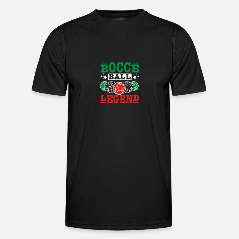 Bocce ball legend - Men's Functional T-Shirt - black