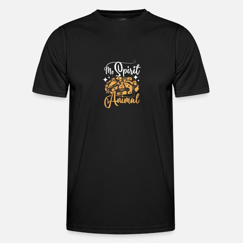 My spirit animal Ball python - Männer Funktions-T-Shirt - Schwarz