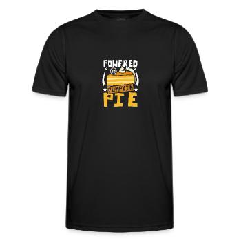 Powered by Pumpkin pie - Männer Funktions-T-Shirt - Schwarz - Vorne - AI Model Male 178 dark (178cm)