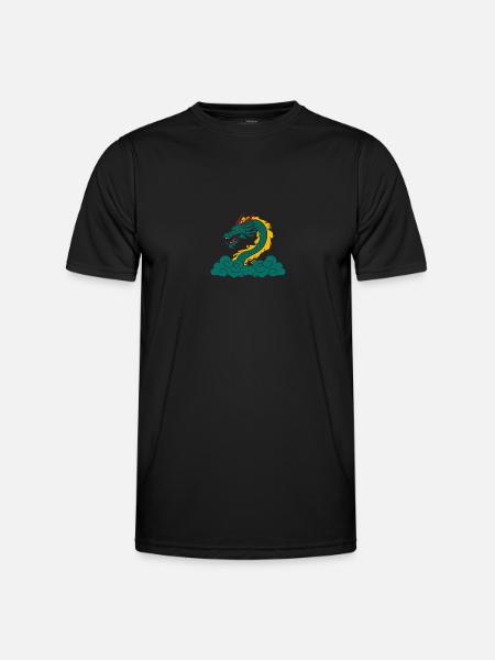 Année du Dragon 2024 - T-shirt sport Homme - noir