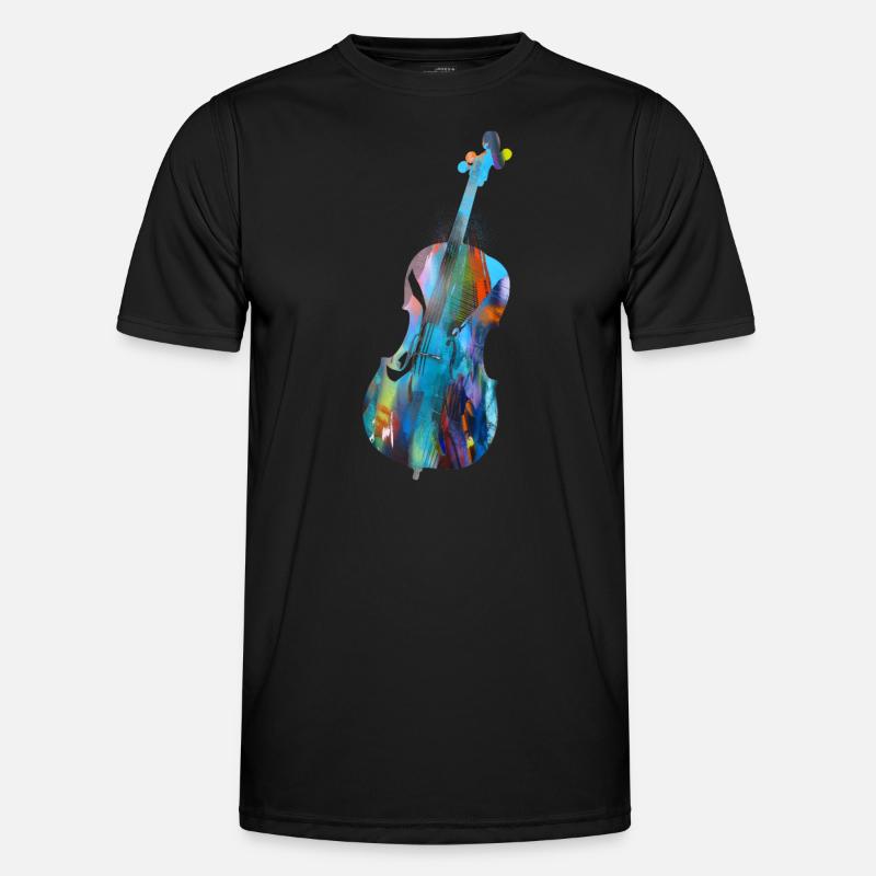 Violon,Violoncelle,Graffiti,Peinture T-shirt sport Homme