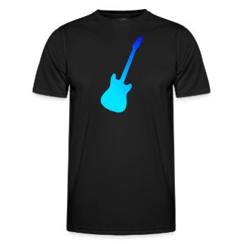 Guitariste Guitariste Guitare Guitariste Femmes - T-shirt sport Homme - noir - Devant - AI Model Male 178 dark (178cm)