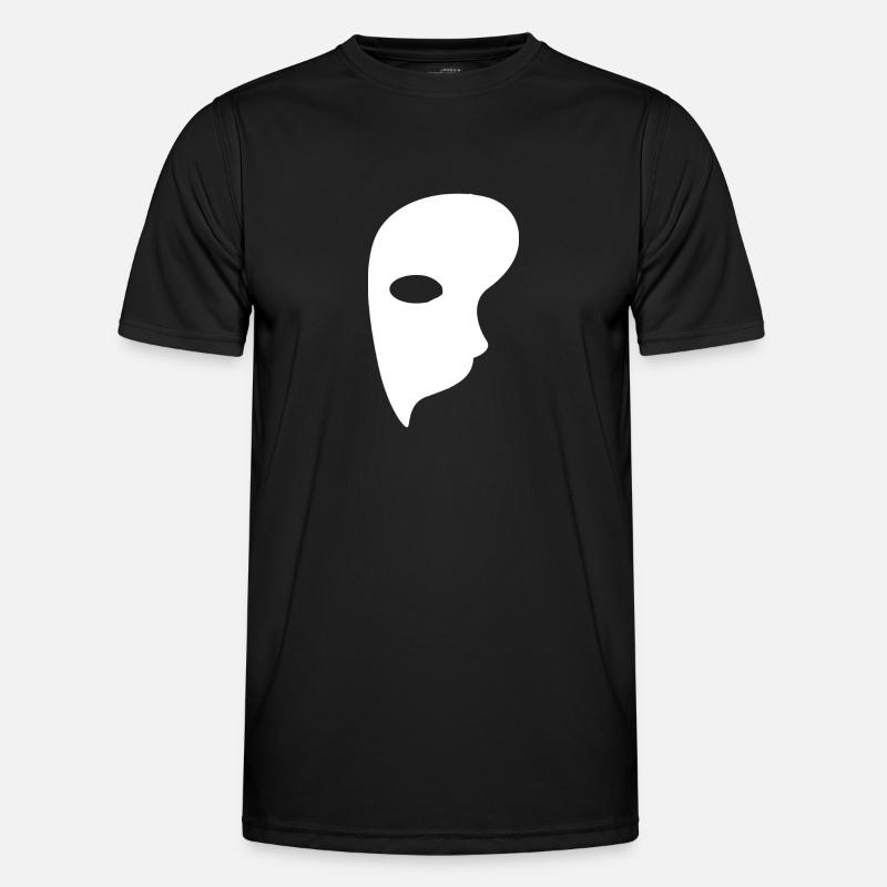 Phantom der Oper - Männer Funktions-T-Shirt - Schwarz