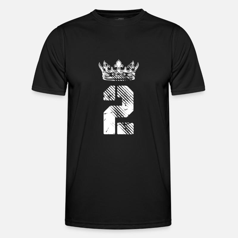 2 Number crown - Men's Functional T-Shirt - black