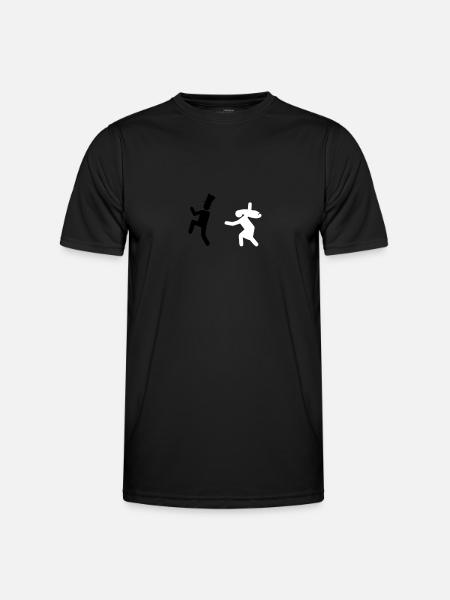 Running Groom - Men's Functional T-Shirt - black
