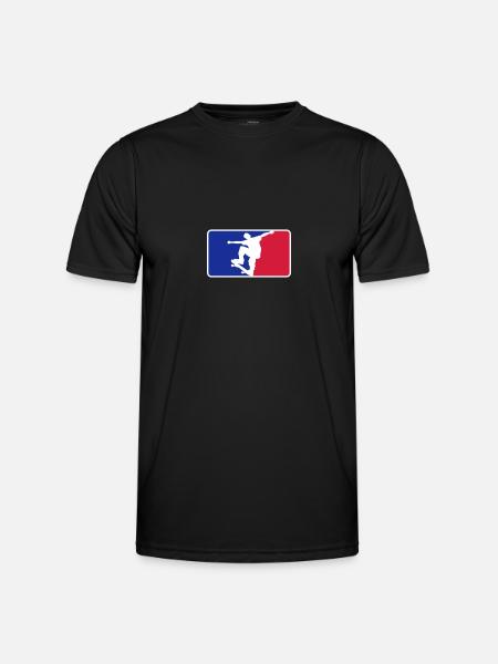 Skate logo - Men's Functional T-Shirt - black