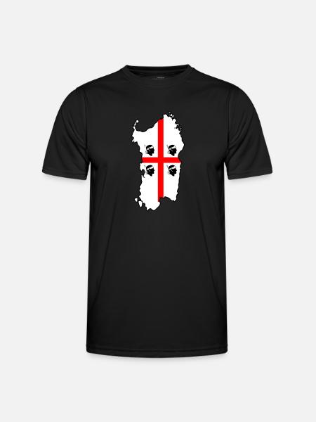 sardinia - Men's Functional T-Shirt - black