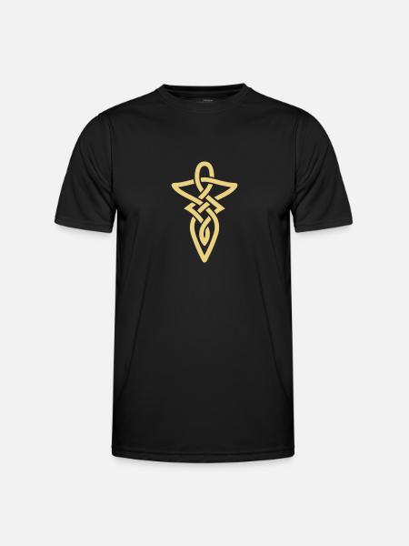 viking_knot_a_1c - Männer Funktions-T-Shirt - Schwarz
