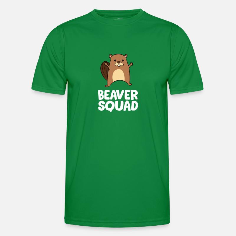 Biber - Beaver Squad Männer Funktions-T-Shirt