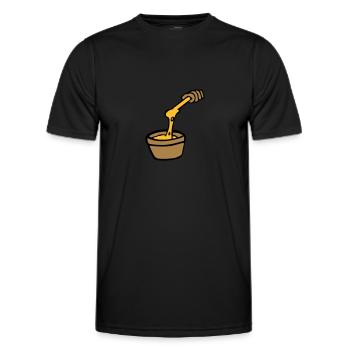Koch Fondue Käse Aligot Käsefondue französische K - Männer Funktions-T-Shirt - Schwarz - Vorne - AI Model Male 178 dark (178cm)