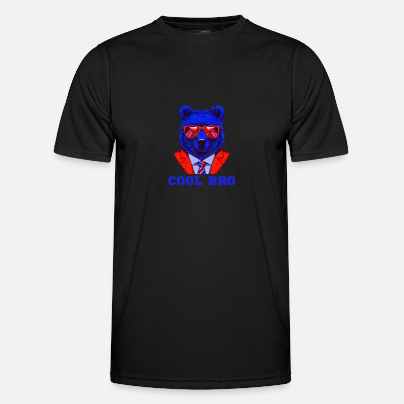 Cool Bro Bear T-shirt sport Homme